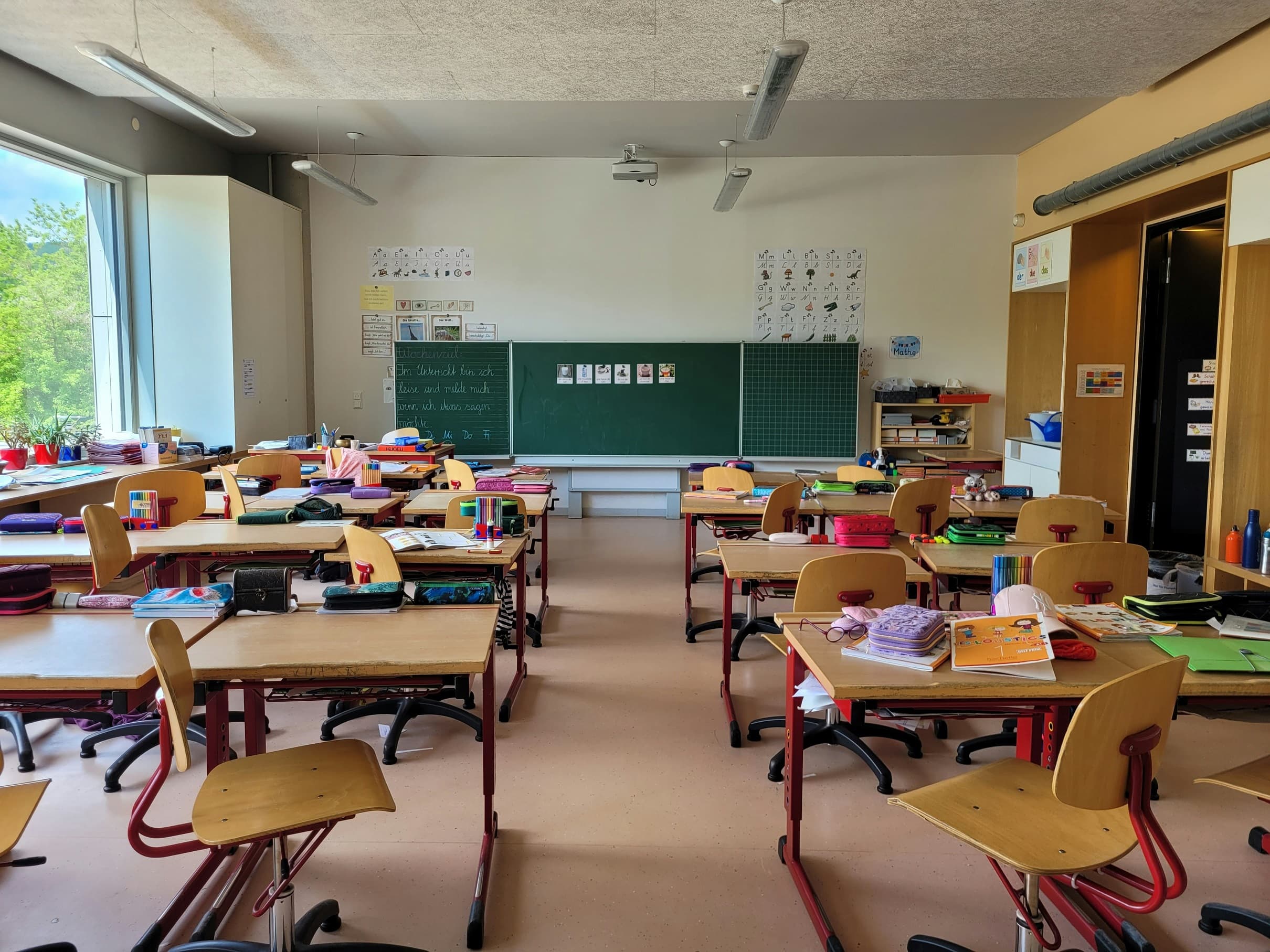 Classroom of students